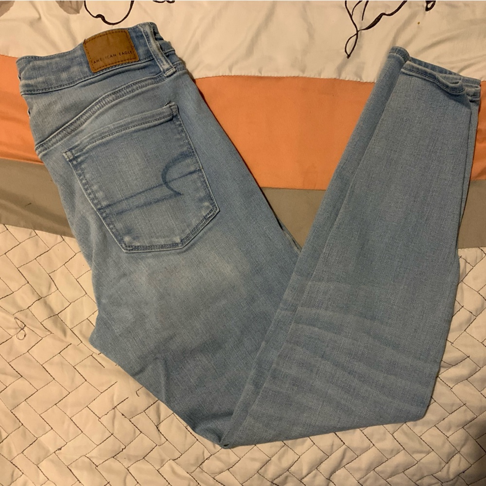 American Eagle Next Level Stretch skinny Light Blue Size 6